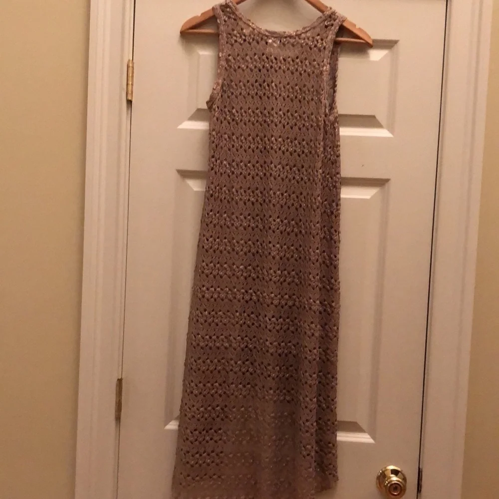 Elif For Jordan Taylor Sundance Gilded Mesh Cover Up Gold S